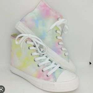 American Eagle Tie Dye High Top Sneakers